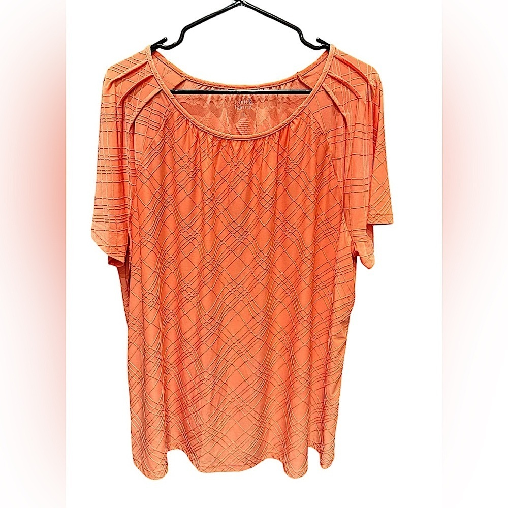 Croft & Barrow Orange Top 2XL